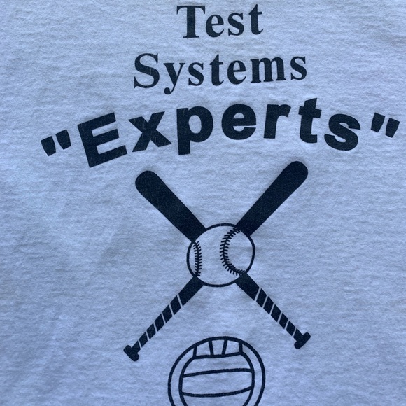 Vintage Test Systems Expert Ringer Baseball Shirt - Picture 2 of 8